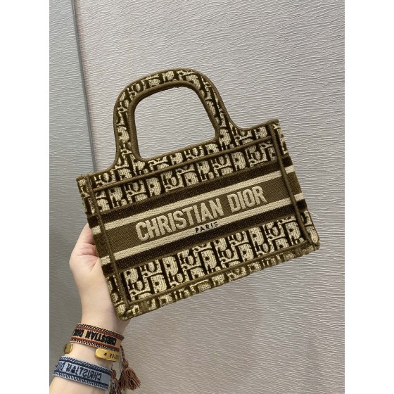 Caramel Brown mini The latest velvet mini Book Tote for Fall/Winter